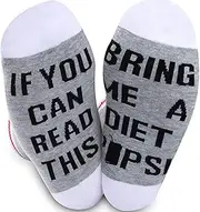TSOTMO 2 Pairs Drinks Gift Drinks Crew Socks Drinks Lover Gift If You Can Read This Bring Me A Drinks Novelty Socks