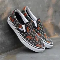 在飛比找蝦皮購物優惠-Vans Slip On Tiger 碎花黑白原版