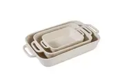 Davis & Waddell Bakeware Set 3Pcs Stoneware Baking Dish Set