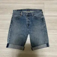 在飛比找Yahoo!奇摩拍賣優惠-Levi's levis 501 W30腰 淺藍刷色牛仔短褲