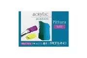 Fabriano Pittura Acrylic Pad A4 Cold Pressed 400gsm Cellulose 10 Sheets
