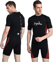 Layatone Wetsuit Shorts Men Premium 3mm Neoprene Diving Suit Keep Warm Wetsuits Women - Surfing Suit Snorkeling Suit Scuba Diving Thick One Piece Swimsuit - Wet Suit Men