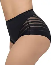 [Leonisa] Women's No Show Invisible Comfy Tummy Control Classic Panty