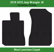 Lloyd Luxe Front Row Carpet Mats for 2018 Jeep Wrangler JK (for: Jeep)
