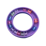 Effortless Bobbin Organization Silicone Bobbin Storage with Rubber Ring