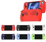Silicone Case Protective Sleeve for ROG Ally, Soft Cover Protector for Rog Ally Game Console Drop-Proof Case with Full Protection (White)
