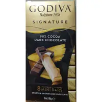 在飛比找蝦皮購物優惠-現貨 GODIVA 醇享系列 90%黑巧克力 黑可可 海鹽黑