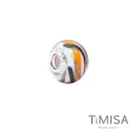 【TIMISA】動感波紋 純鈦飾品 琉璃串珠(11MM)