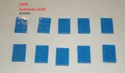 LEGO NEW 2x3 Blue Plate (10x) 302123 Brick 3021