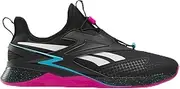 [Reebok] Unisex Nano X3 FRONING Sneaker, CBLACK/LASPIN/BOLCYA, 3.5 UK, Cblack Laspin Bolcya, 3.5 UK