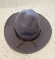 Brixton Hat Mesa Wool Gray Women Mesa Fedora