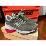 NEW BALANCE U990TB6 24.5CM US6.5美製 D楦 橄欖綠 英美製 二手 990 V6 紐巴倫