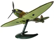 Spitfire Snap Together Painted Plastic Model Airplane Kit by Airfix