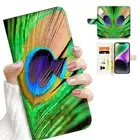 ( For iPhone 16 Plus ) Wallet Flip Case Cover AH26469 Peacock