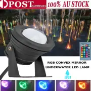 RGB Underwater LED Lights Spotlights Flood Lamps 12V For Aquarium Pond + Remote