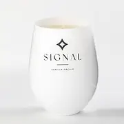 [Signal Candles] Scented Soy Jar Candle 380gr (Vanilla Orchid)