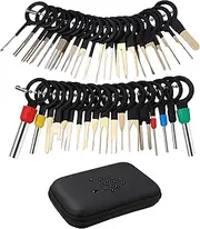 LIGHTAOTAO 76Pcs Terminal Ejector Kit Tool Compact Automotive Accessory for Removal Multi Extractors for Connectors Durable Construction Portable Wire Repair