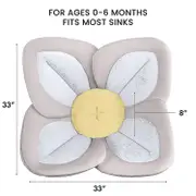 Blooming Bath Lotus - Baby Bath Seat For Sink - Premium Baby Bathtub - Newborn Bath