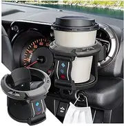 Car Cup Holder for Air Vent, Water Bottle Mount with Hook, Adjustable Air Outlet Drink Mount Stand, Multifunctional Holders for Coffee Tea Juice, Universal for Most Vehicle A/C Vents