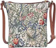 Signare Tapestry Small Crossbody Bag Sling Bag for Women with Vintage Designs
