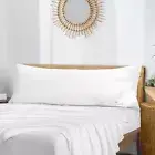 Body Pillowcase Cover 20x48 inch White Pillow case Set of 1 PC 100% Egyptian 500
