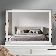 Yezi Holliwood Vanity Makeup Mirror LED Light Maginifying Dimming USB Type C