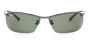 Ray-Ban RB3183 Top Bar 004/9A Men's Sunglasses Gunmetal Size 63