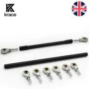 Krace 120mm Gear Shift Rod Linkage Modify Racing Rearset Tie Rod Ends Aluminum