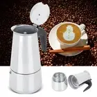450ml Stainless Steel Electric Stove Coffee Pot Maker Heater Set