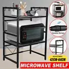 3 Tiers Microwave Shelf Organiser Oven Rack Storage Cabinet Holder Adjustable AU