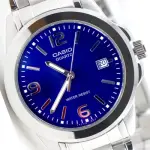 Casio MTP1215A-2AD Men's Classic Blue Analog Steel Band Watch New with Date