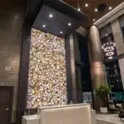 Natural Agate Counter Top Wall Decor, Agate Geode Wall Panel Decor Top