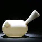 德化白瓷西施壺陶瓷手工功夫茶具豬油白家用泡茶壺單壺側把壺過濾
