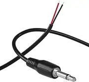SIOCEN Replacement 3.5mm Male Jack to Bare Wire Open End TS 2 Pole Mono 1/8" 3.5mm Jack Plug Connector AUX Audio Cable for Scanner,Speaker PA Horns,Morse Key, Cooling Fans, Power amp Repair