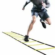Flat 12-Rung Agility Ladder For Speed Training (20 Feet Long)