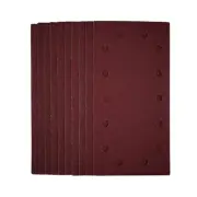 Draper 1/2 Sanding Sheets with Hook and Loop 115 x 230mm 80 Grit 10 Pack 55863