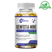 Benfotiamine 300mg - Vitamin B1 Thiamine Heart & Kidney Support 120 Veggie Caps