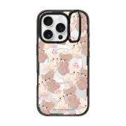 iPhone 16 Pro Impact Ring Stand Case MagSafe Compatible Vanilla&Cocoa