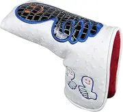 [Sword &Shield sports] Golf Putter Cover Thumb Headcover Synthetic Leather Magnetic Closure for Scotty Cameron Odyssey Blade Taylormade Titleist Ping