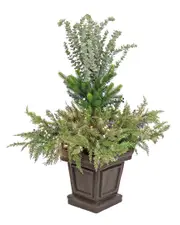 National Tree Company 48in Cedar & Evergreen Porch Bush with LED Lights