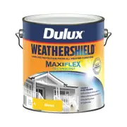 Dulux 4L Vivid White Gloss Weathershield Exterior Paint - 4L
