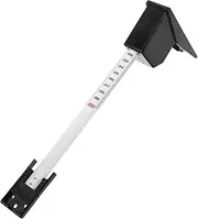Vaguelly Retractable Metal Height Measuring Tape Boys and Girls Growth Chart Wall Accurate Growth Measurement for Children Adults Light Grey