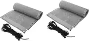 2 Sets Recliner Replacement Cloth Outdoor Chair Folding Chair Seat Canopy Cushions Pool Lounge Repair Fabric Portable Lounge Reclining Recliner Padded Cushion Light Grey Cloth