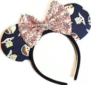 CLGIFT Star Wars Ears, Black Mouse Ears, Darth Vader, Mickey Mouse Ears