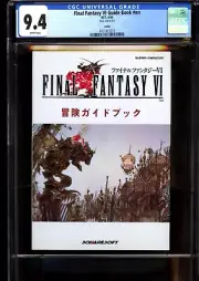 CGC 9.4 Final Fantasy VI 6 Guide Book Strategy Guide 1994 Squaresoft Japanese