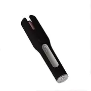 Auto Hair Curler Cordless Automatic Curling Iron with LED Display Adjustable Temperature & Timer & USB Charging Portable Curling Wand for Travel,Black