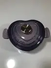 Le Creuset Cocotte D'amour 1.9 L / 2qt Heart Cast Iron-Blue Bell Purple