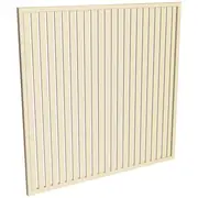 ProtectorAl 1001-2000W X 1001-2000H Primrose Aluminium Welded Slat Panel Vertical 18mm Gap