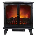 Heller 1800W 70cm Electric Fireplace Heater w/Flame Effect Freestanding Heating