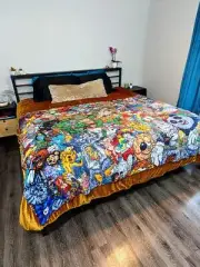 Vincent Gordon "Cartoon Gumbo" Blanket - Horizontal